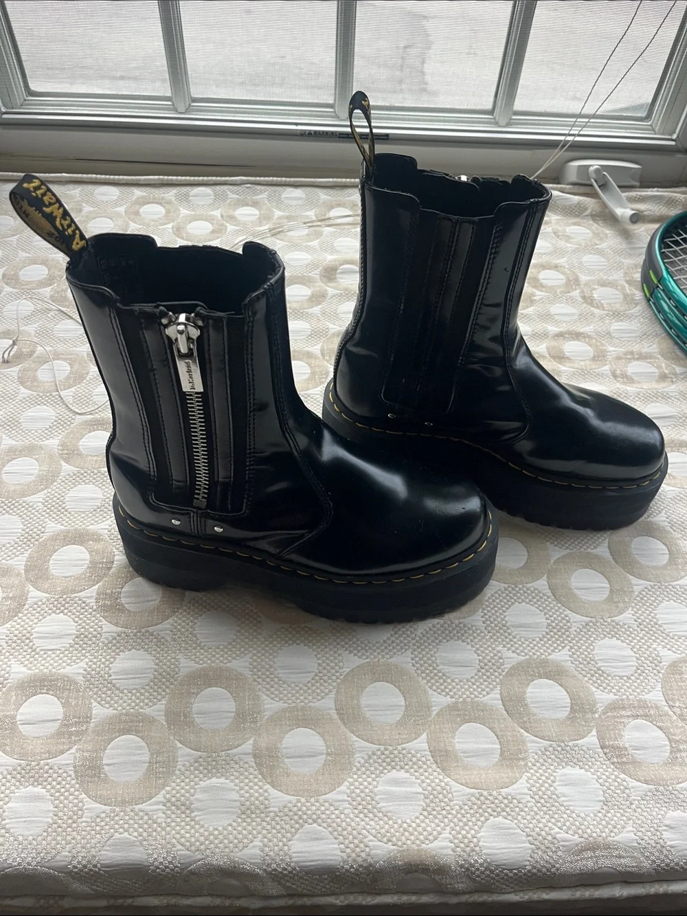 Dr. Martens - Size 8 - 2976 Max Leather Platform Chelsea Boots